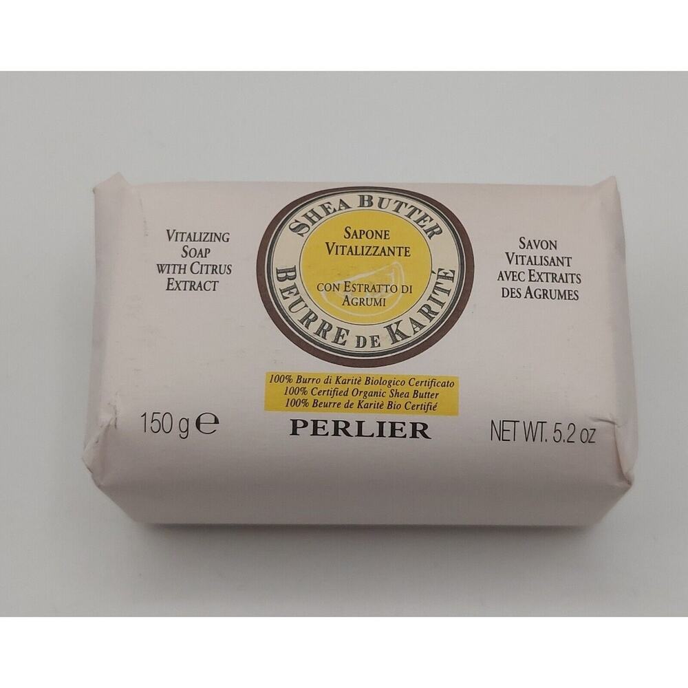 Perlier Shea Butter Sapone Vitalizing Soap With Citrus Extract 5.2 oz